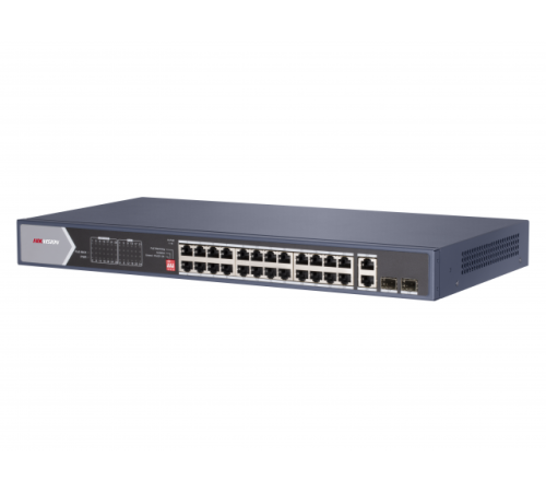DS-3E0528HP-E. Коммутатор с питанием POE