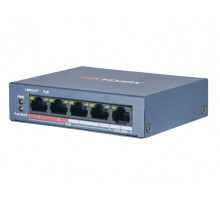 DS-3E0105P-E/M(С). Коммутатор с питанием POE