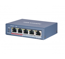 DS-3E0105P-E(B). Коммутатор с питанием POE