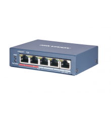 DS-3E0105P-E(B). Коммутатор с питанием POE