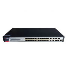 DS-3E2528P(B). Коммутатор с питанием POE