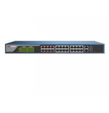 DS-3E0326P-E(С). Коммутатор с питанием POE